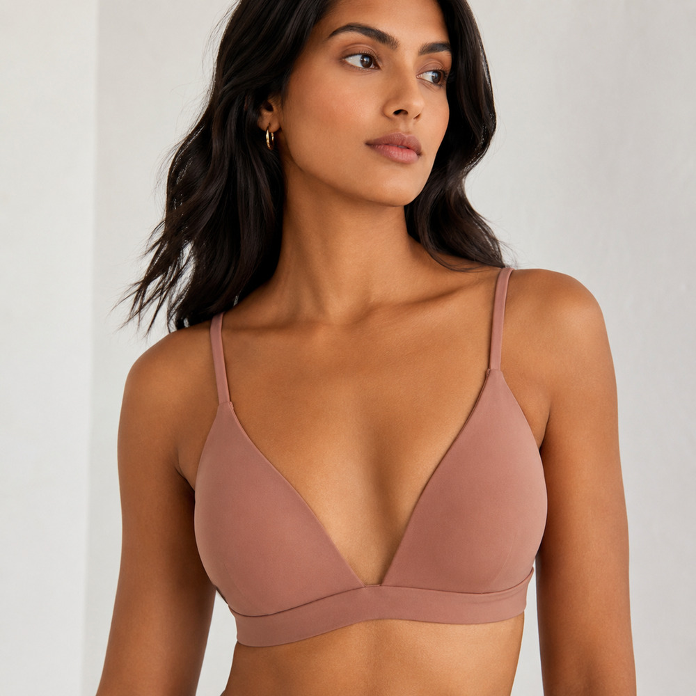 Lululemon Waterside Swim Top C Cup Pink Clay Adjustable Bikini Top Size 6